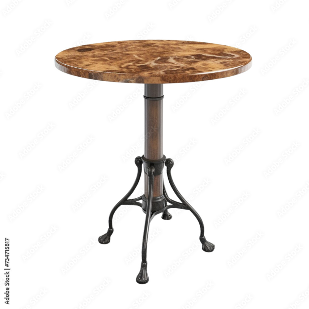 Pub table PNG Cutout, Generative AI