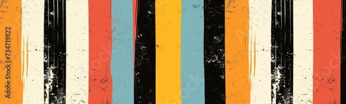 Colorful lines background. Banner
