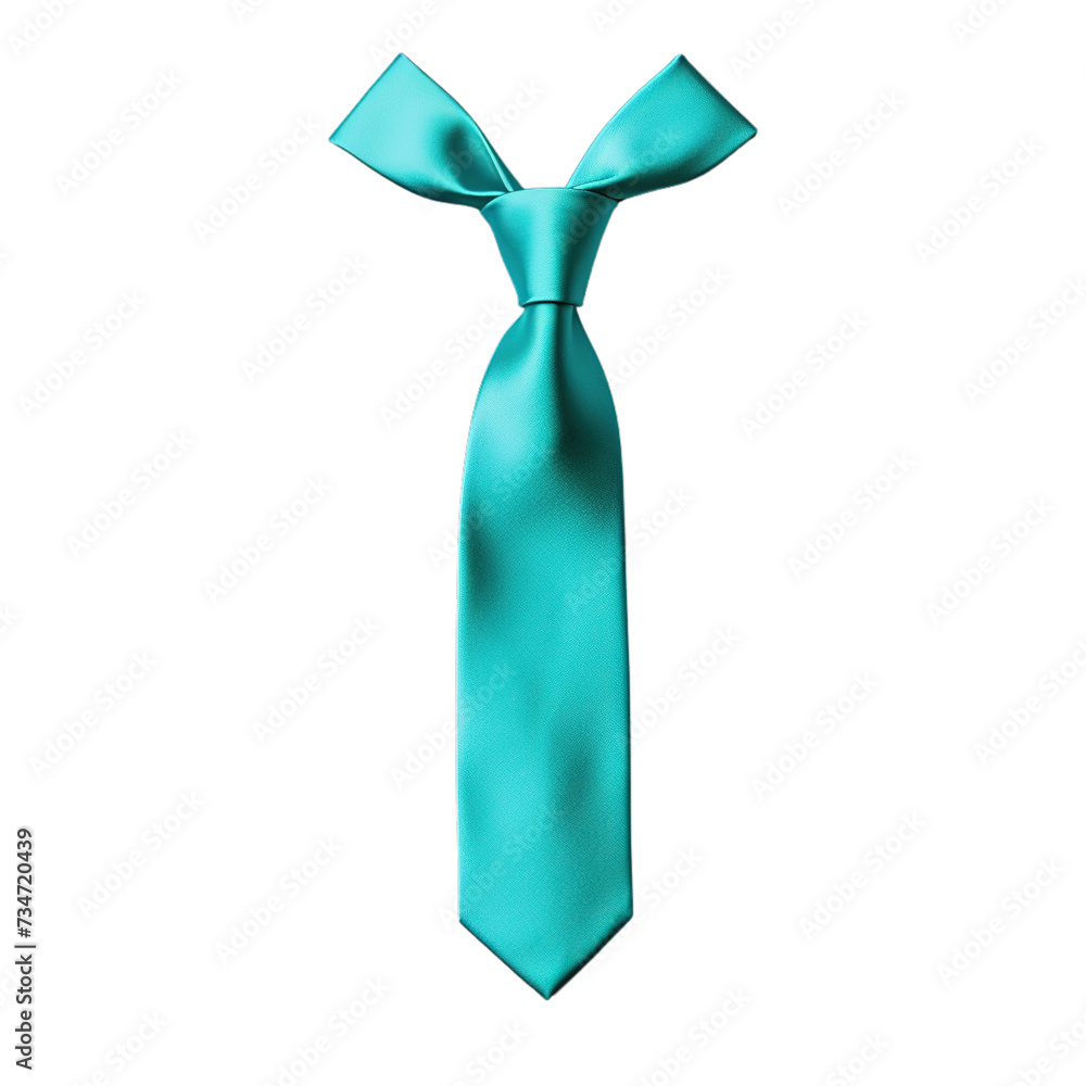 green Necktie Knot Isolated Transparent Background Formalwear Accessory Product Image, hanging classy tie