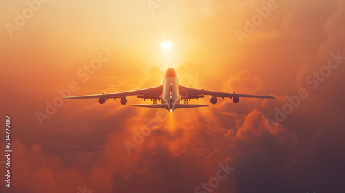 A 747 Bongue in full flight