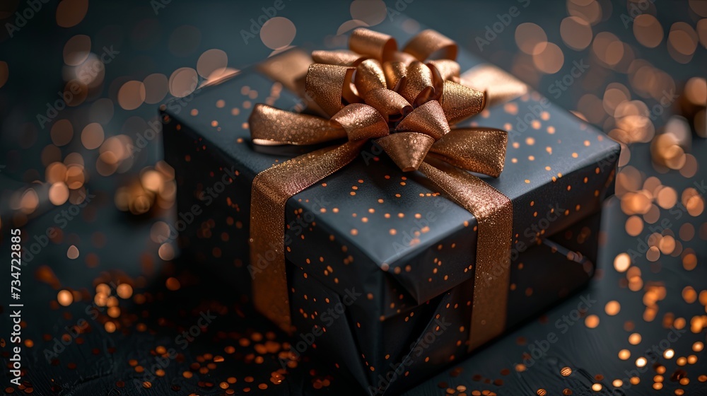christmas gift box with christmas tree christmas gift box with christmas tree