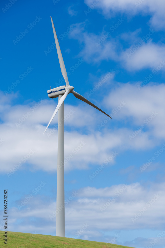 Wind turbines on the Woakwine Range Wind Farm Tourist Drive, South Australia