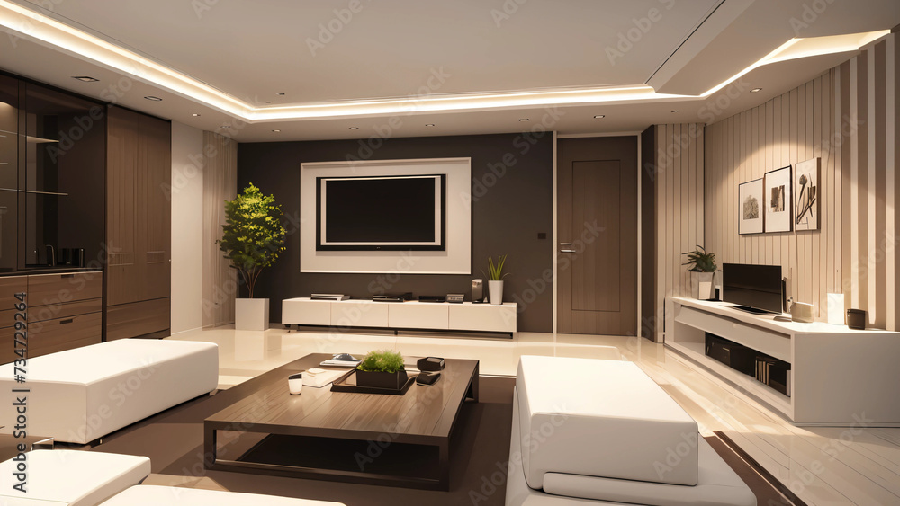 modern living room with fireplace modern living room with fireplace