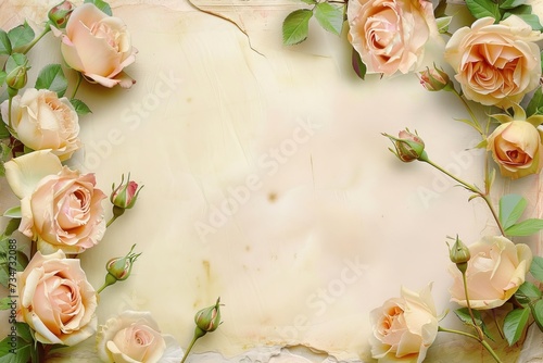 cascade of crimson roses, Lush, velvety red roses in various stages of bloom spill across a soft pink background, creating a scene of romantic abundance photo