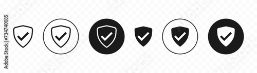 Immune System Strengthening Vector Illustration Set. Strong Immunity Health Sign suitable for apps. Shield Protection Icon.