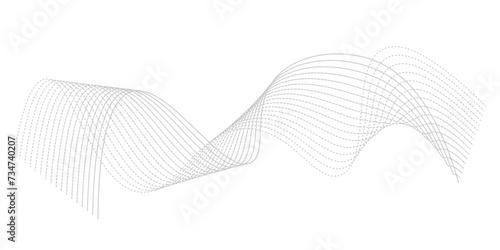 Vectors Abstract wave line for banner, wallpaper background with wave design. Abstract business wave curve lines background. Abstract wavy technology curve lines on transparent background isolated.