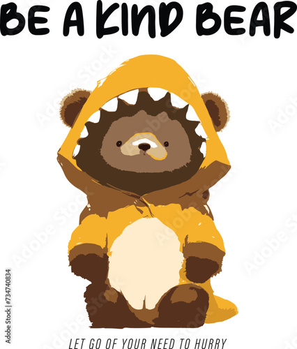 Teddy bear dressed as a dinosaur