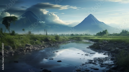 Generative AI image of Philippines landscape