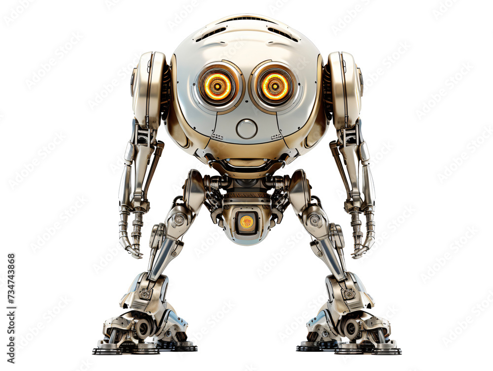 a robot with two eyes a robot with two eyes
