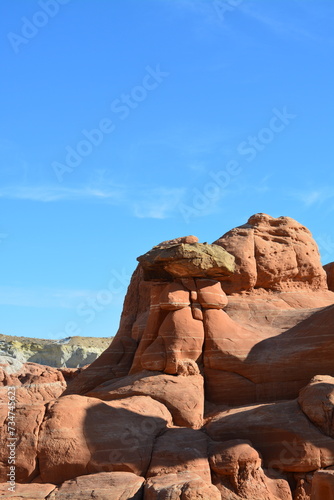 beautiful Toadstool Hoodos in Utah near Kanab, United States of America - tourist spot on a road trip