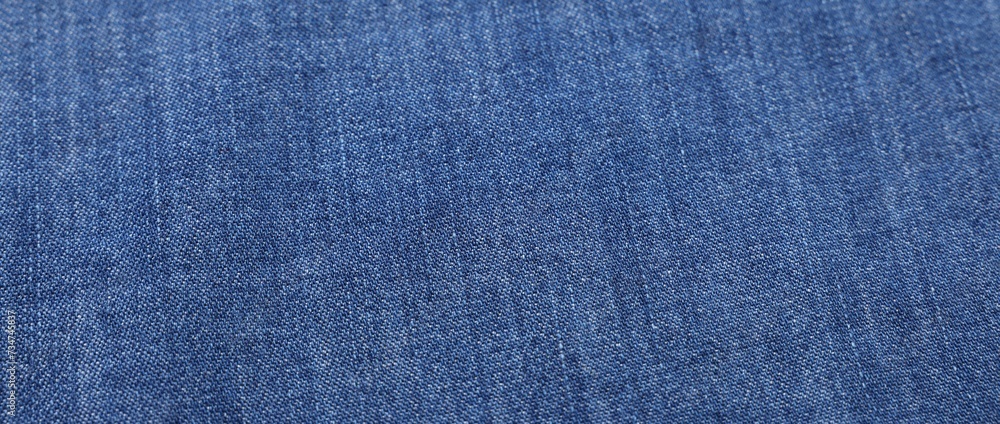 Texture of blue fabric as background, top view Texture of blue fabric as background, top view