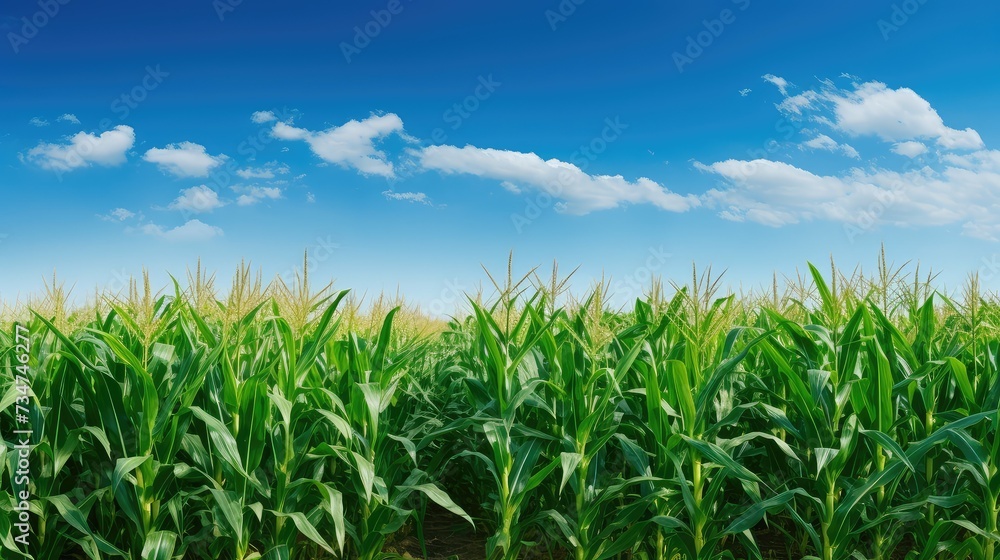 maize corn field harvest
