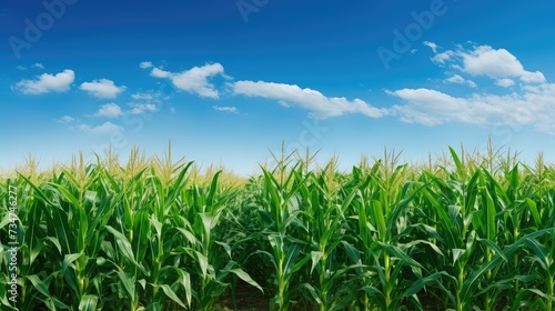 maize corn field harvest photo