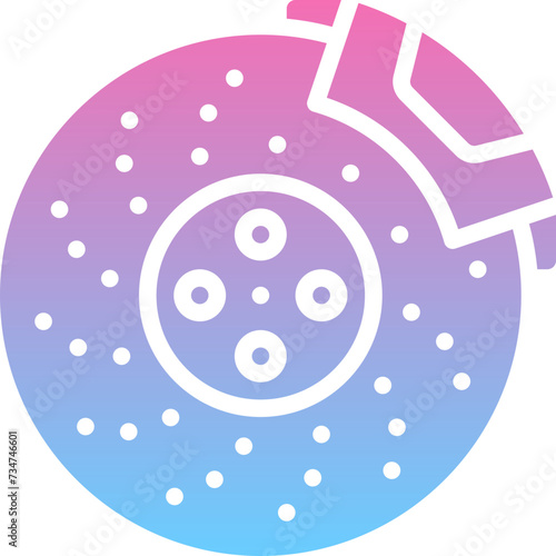 Disc brake icon