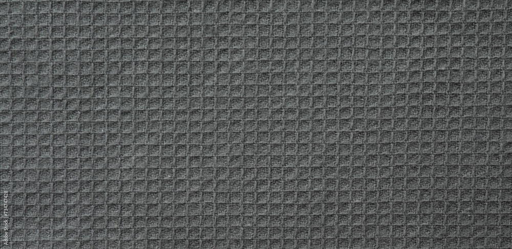 Texture of grey knitted fabric as background, top view Texture of grey knitted fabric as background, top view