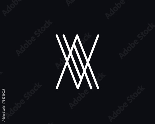 Creative and Minimalist Letter AV VA Logo Design   VA AV Monogram