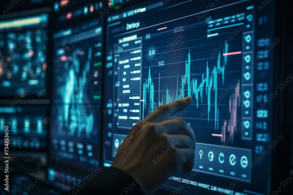 Businessman planning and strategy with data chart graph for trade stock. Businessman planning and strategy with data chart graph for trade stock.