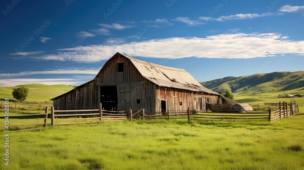 farming cow barn