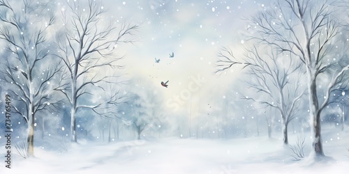 winter background © candra