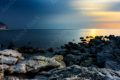 lunga esposizione all'alba 
Sardegna photo