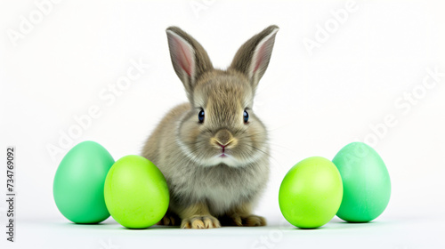 Easter bunny background © Cedar