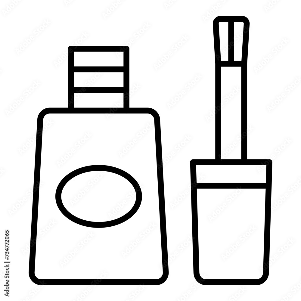 Obraz premium Nail Polish Icon