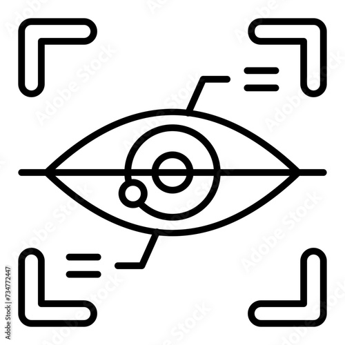 Eye scanner Icon
