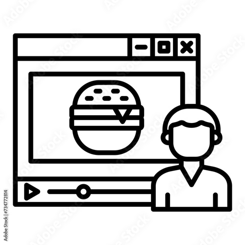 Food blogger Icon