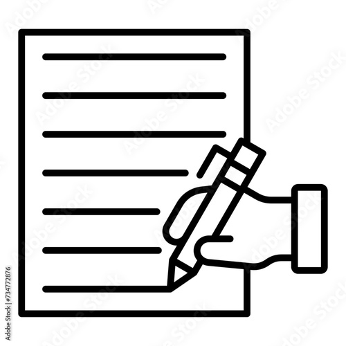 Writing Icon