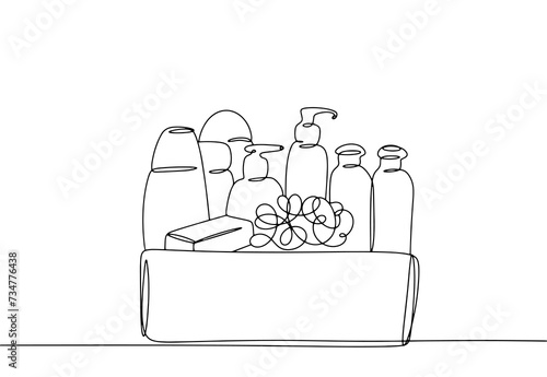 Hygiene set. One line