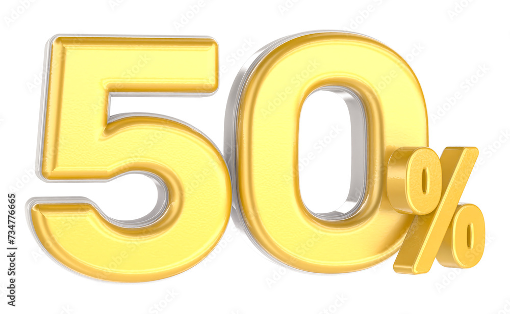 Number 50 off discount creative composition Number 50 off discount creative composition