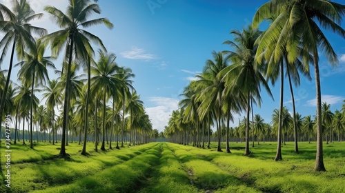 palm coconut farm