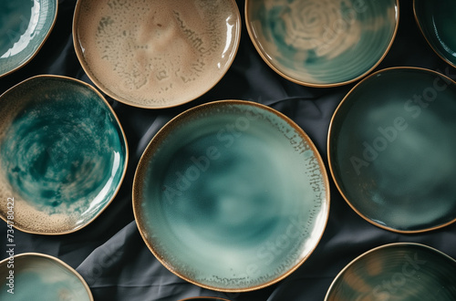 Beautiful ceramic set display