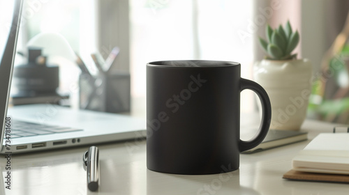 Mug on working table