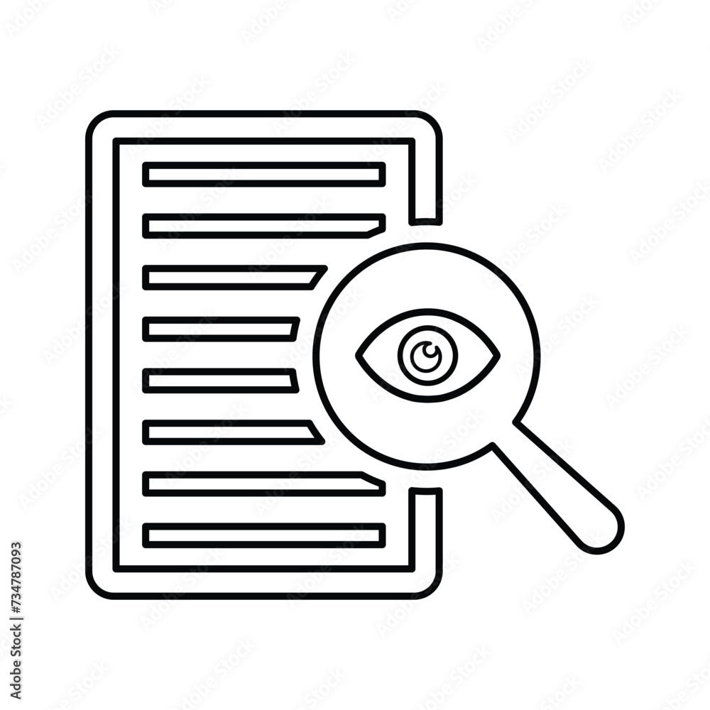 Content Proofreading icon. Content Proofreading icon.
