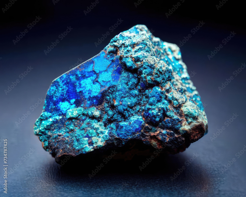 Azurite mineral specimen stone rock geology gem crystal Azurite mineral specimen stone rock geology gem crystal