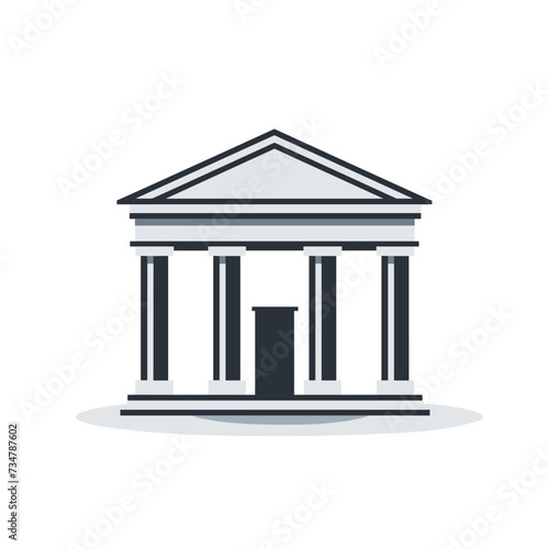 Governance training programs filled colorful logo. Coordinating governance frameworks, Design element. Created with artificial intelligence. Ai art for corporate branding, corporate treasury