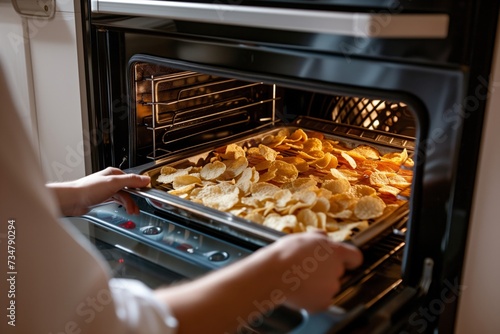 individual monitoring oven temperatures for optimal chip baking conditions