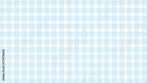 Blue and white plaid fabric texture background
