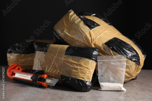 Billede på lærred Smuggling, drug trafficking