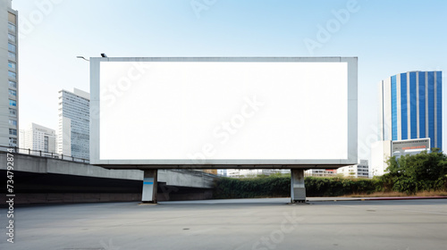 Blank billboard copy space