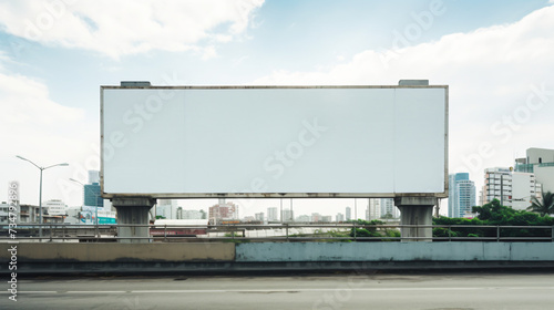 Blank billboard copy space
