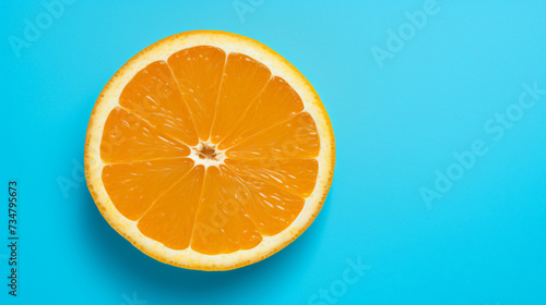 Fresh orange slice