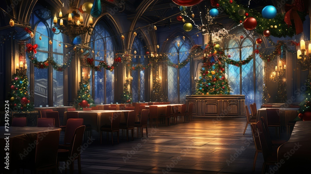 Fototapeta premium joyous holiday party background