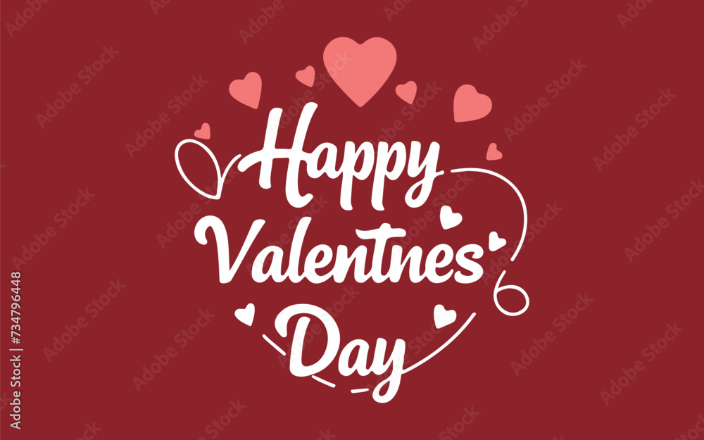 Happy valentines day vector banner design with heart shape, Abstract background. Vector illustration. Happy valentines day vector banner design with heart shape, Abstract background. Vector illustration.