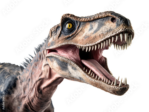 a close up of a dinosaur
