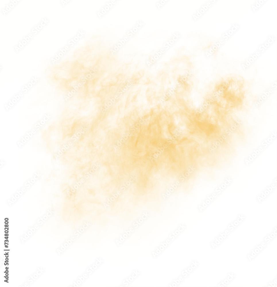 orange smoke effect for decoration and covering on the transparent background orange smoke effect for decoration and covering on the transparent background