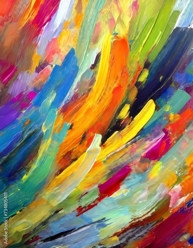 PennelDynamic brush strokes in vibrant colors late dinamiche in colori vivaci 