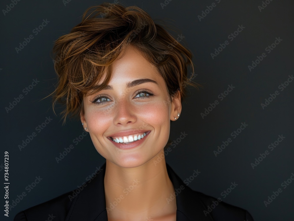 Portrait of beauty smiling caucasian businessman with suit in professional studio background Portrait of beauty smiling caucasian businessman with suit in professional studio background