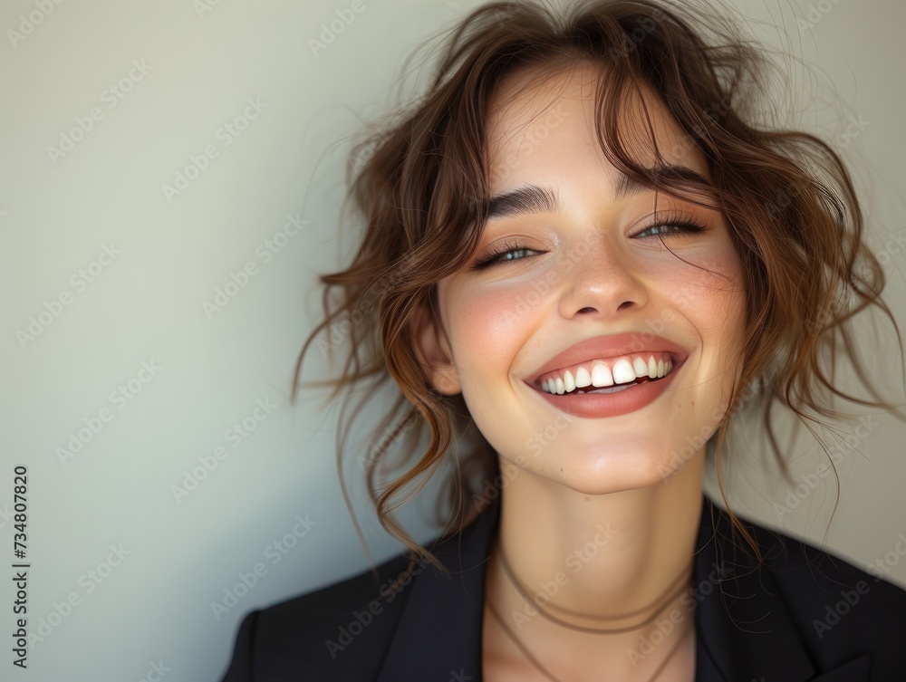 Portrait of beauty smiling caucasian businessman with suit in professional studio background Portrait of beauty smiling caucasian businessman with suit in professional studio background